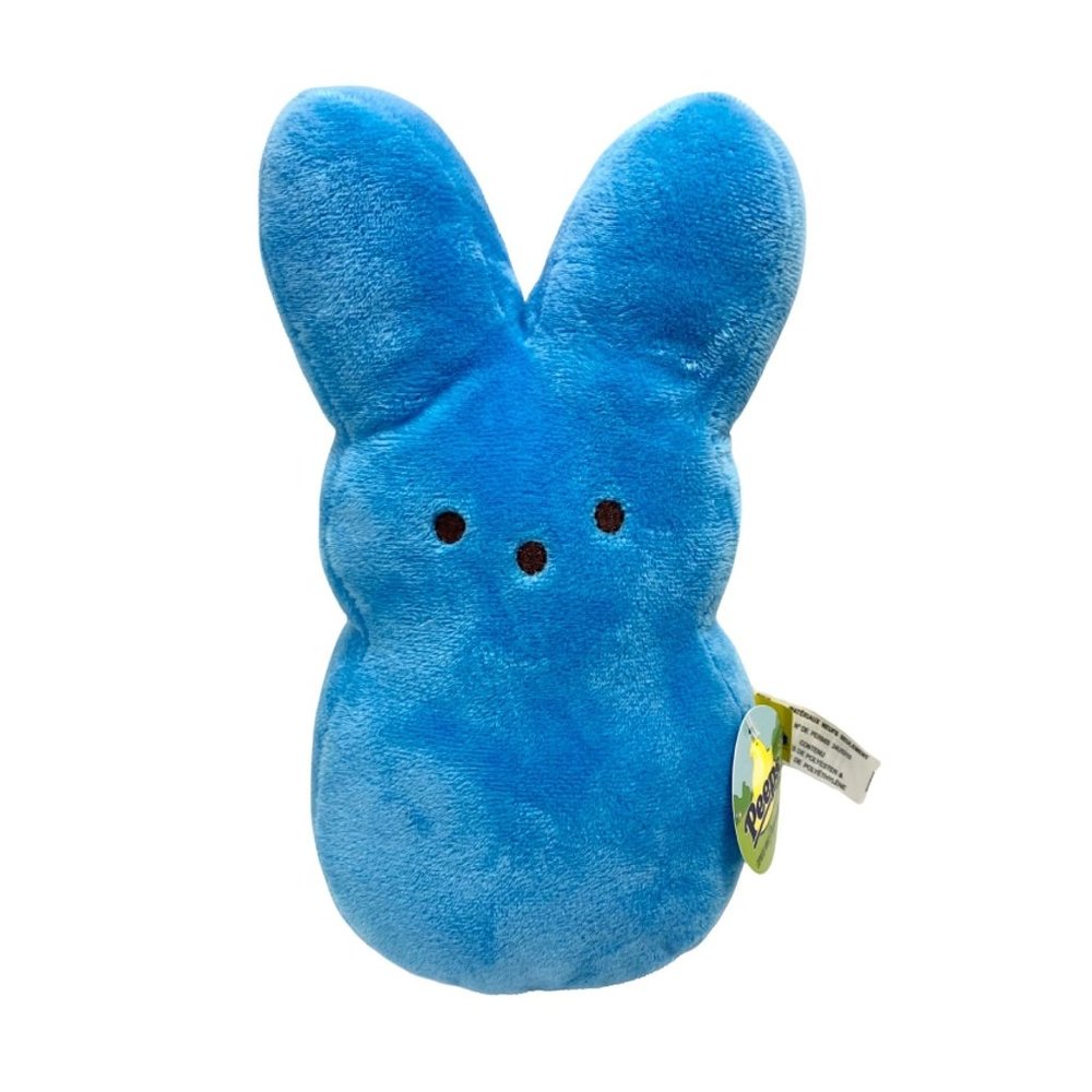 Just Born Blue Peeps Plush Rabbit with Swing and Tush Tags 9" - NWT
